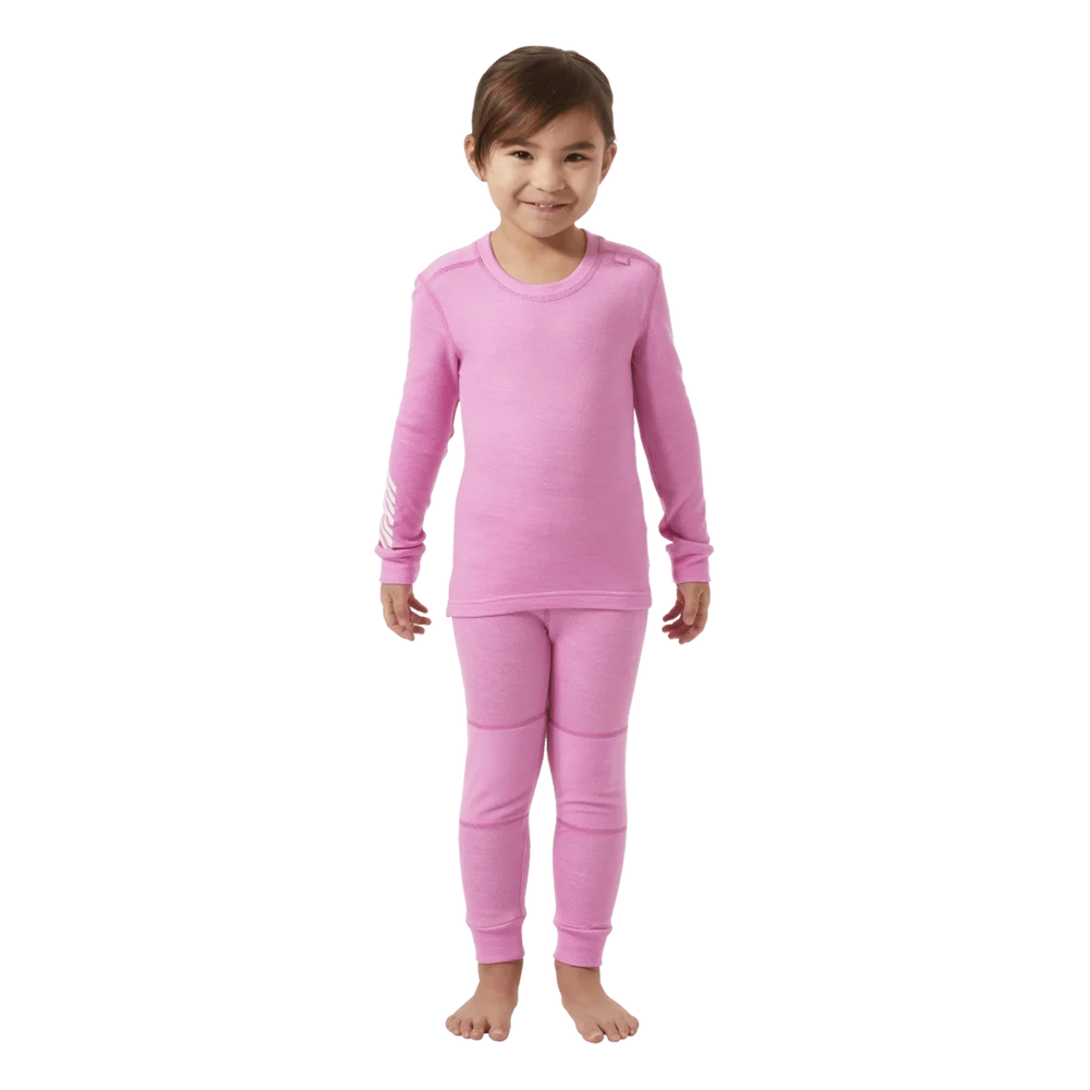 LIFA Merino Set, ullsett, barn - Rosa v:4489013