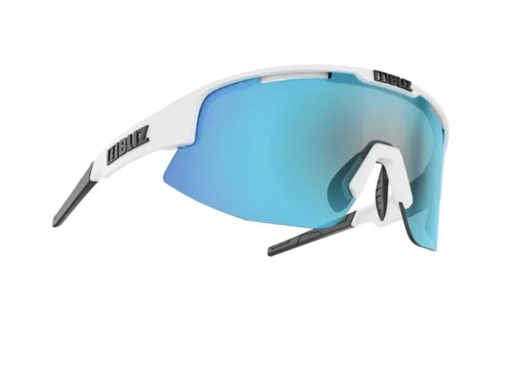 Bliz Matrix Small Briller Hvit, Smoke & Blue multi v:6501064