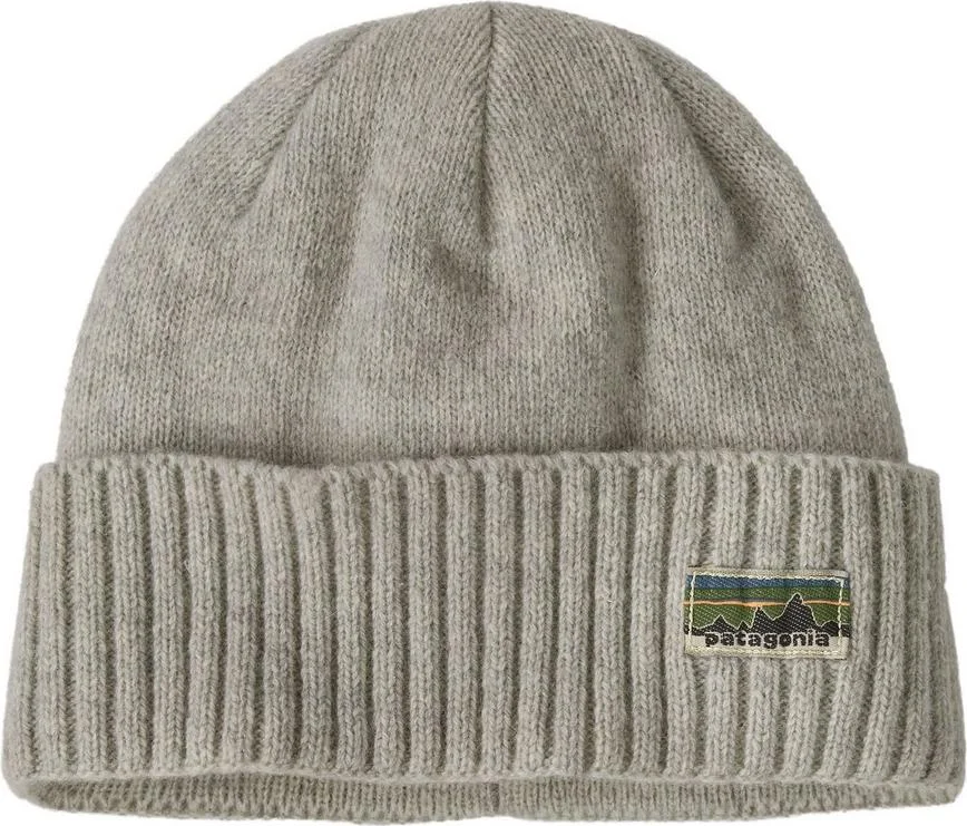 Patagonia Brodeo Beanie Og Legacy Label: Crisp Grey v:4365487 Patagonia Brodeo Beanie Og Legacy Label: Crisp Grey v:4365487
