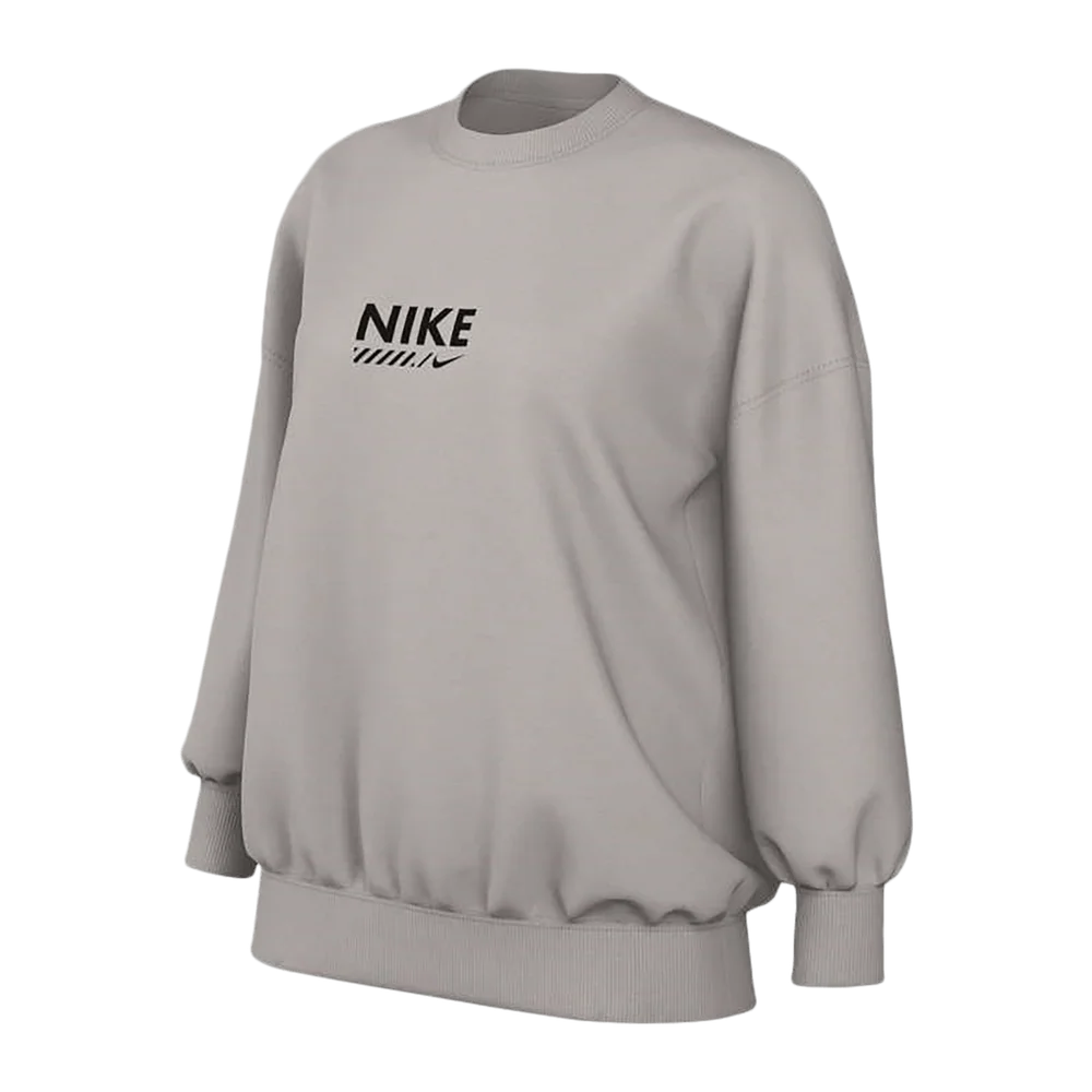Oversized round-neck sweatshirt, genser, dame – Grå v:8303312 Oversized round-neck sweatshirt, genser, dame – Grå v:8303312