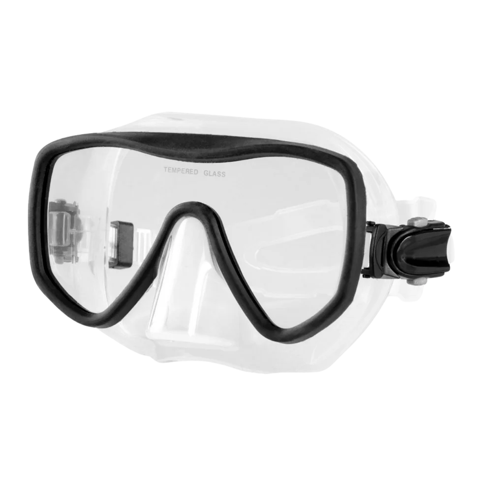 Diving Mask (Silicone) – 20, dykkermaske – Svart v:3522463