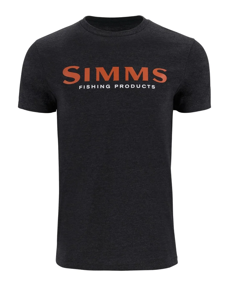 Simms Simms Logo T-Shirt Loden Heather v:3561577