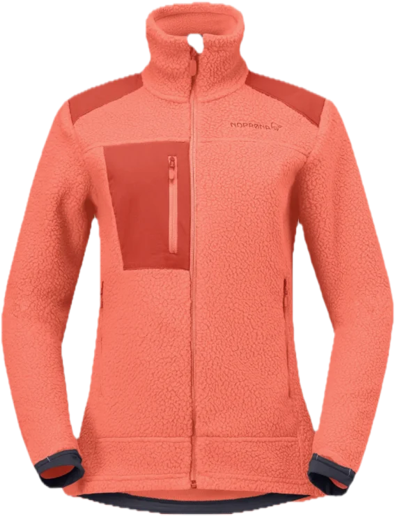 Norrøna Women’s Trollveggen Warm3 Jacket Deep Sea Coral/baked Apple v:2817908