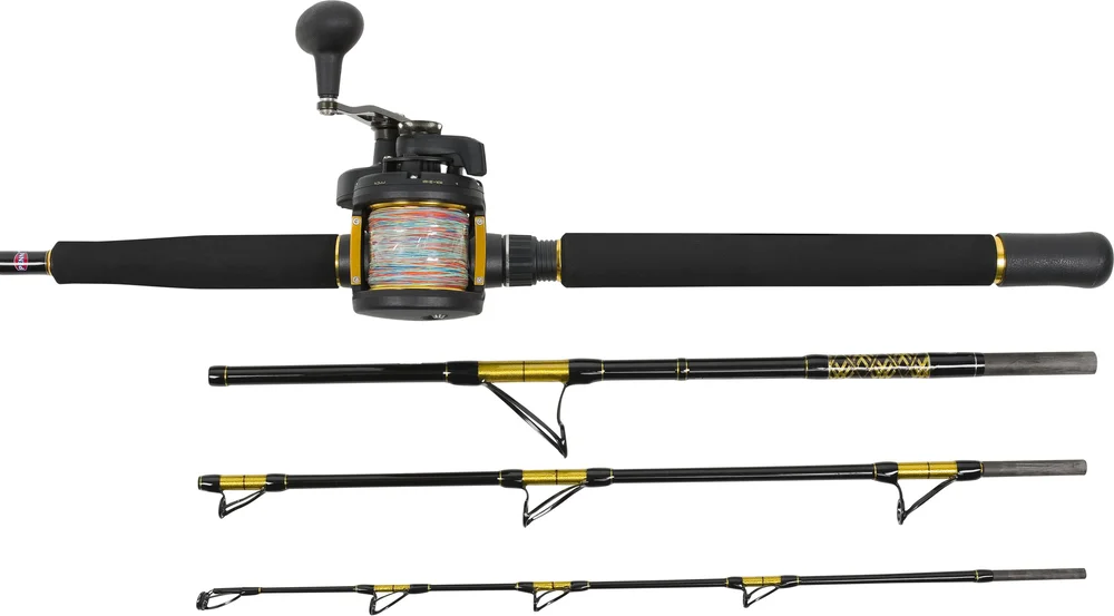 Penn Penn Squall Travel Lever Drag Havfiskesett 4-Delt 7′ 20-30lb v:5636199 Penn Penn Squall Travel Lever Drag Havfiskesett 4-Delt 7′ 20-30lb v:5636199