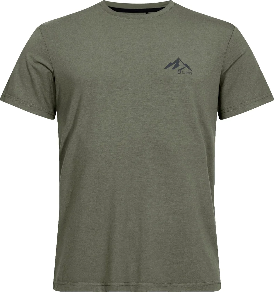 Urberg Printed Tree Tee Men Dusty Olive v:9322517