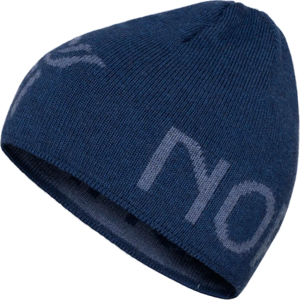 Norrøna /29 Merinoull Logo Beanie Indigo Night Melange v:6932758
