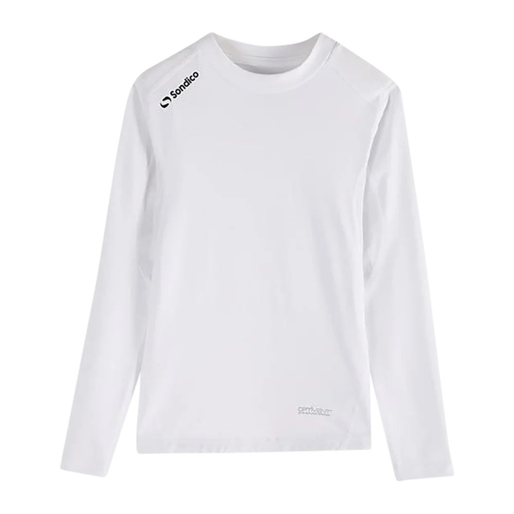 Base Core Long Sleeve, kompresjonstrøye – Hvit v:2334324