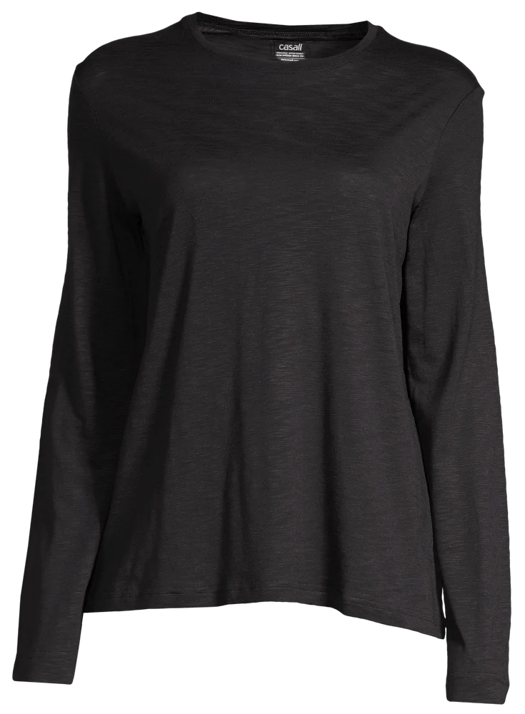 Casall Women’s Soft Texture Long Sleeve Black v:7560113