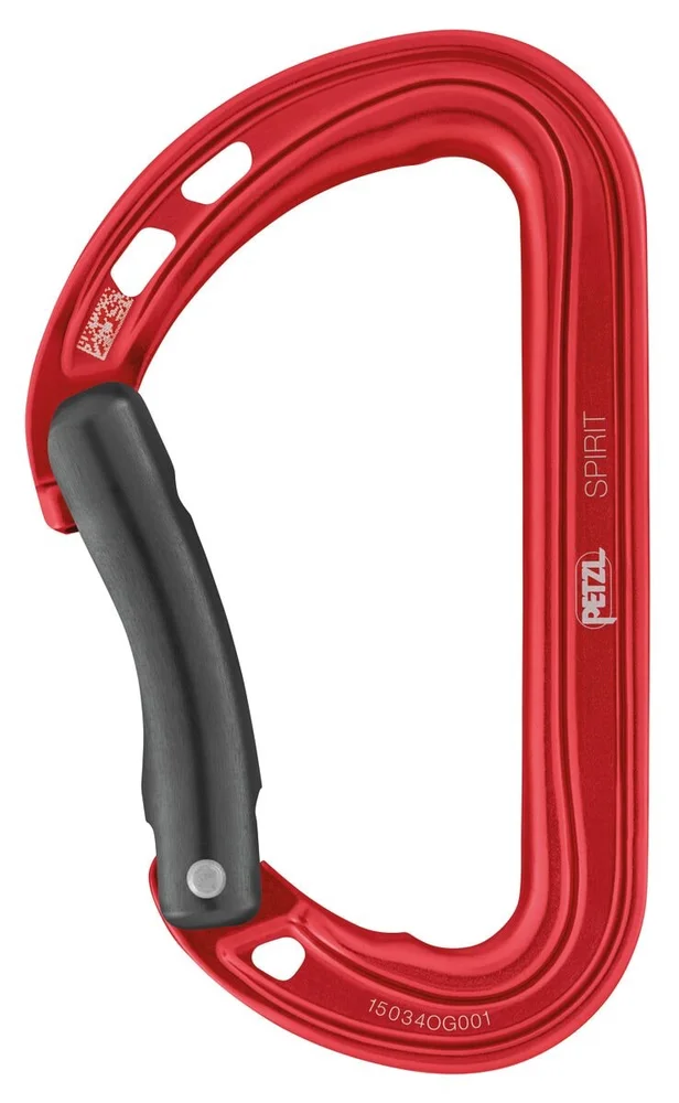 Petzl Spirit Carabiner Bent Red v:5092964