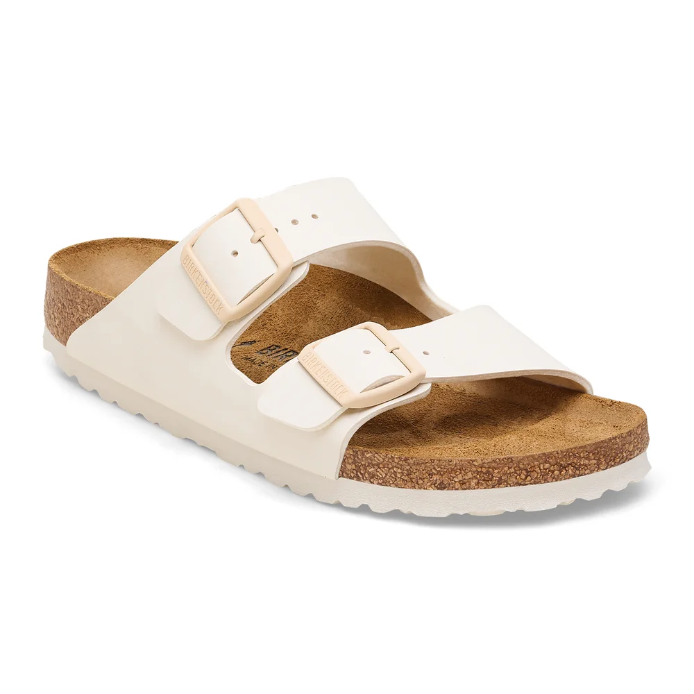 Birkenstock Unisex Arizona Birko-Flor Narrow Eggshell v:7525185