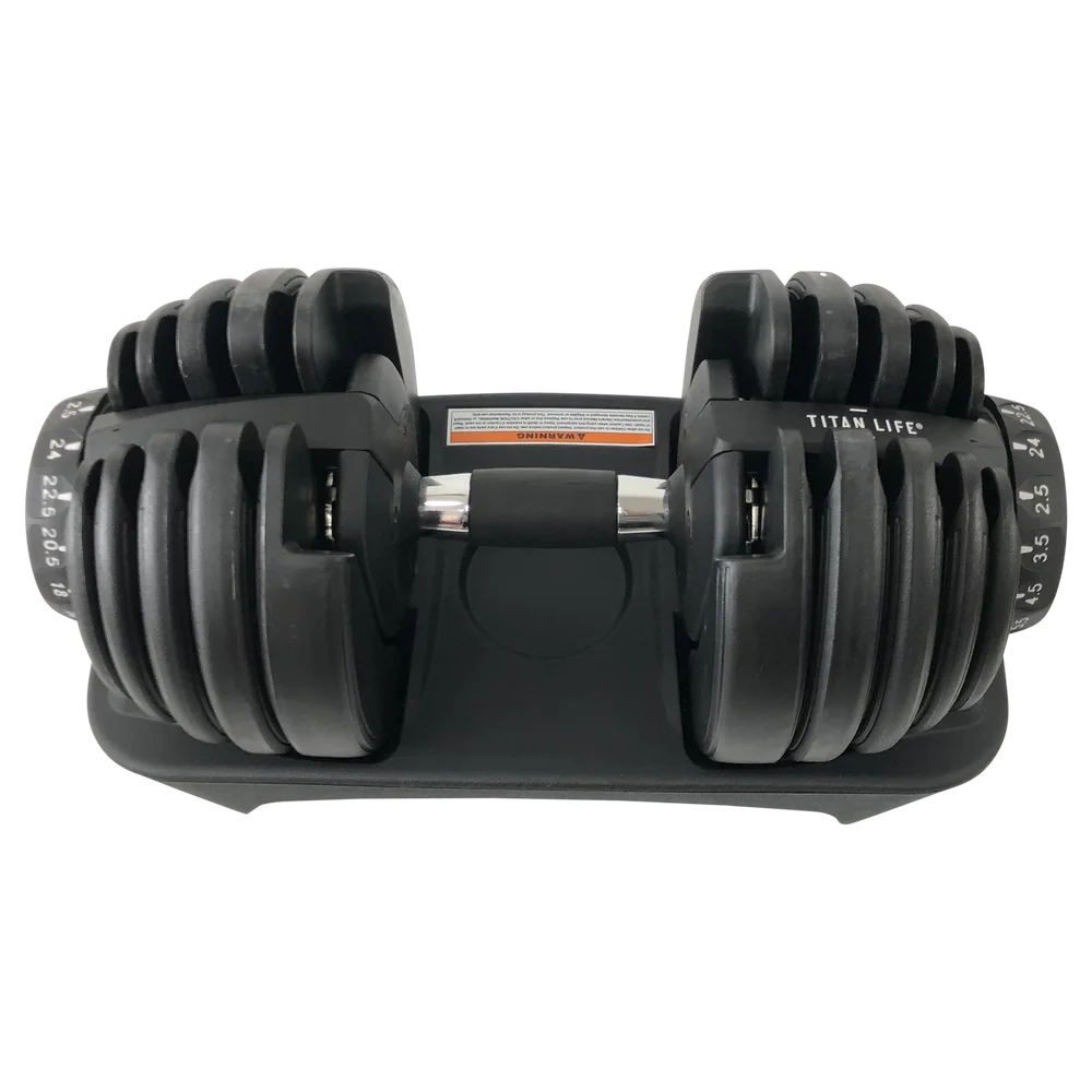 Adjustable Dumbbell 2, 5-24 kg, justerbar dumbbell – Svart v:3565755