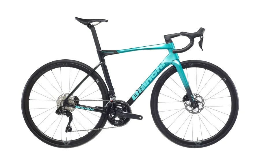 Bianchi Specialissima Comp Sykkel Graphite/M.Celeste/CK16 Glossy, Str. 57 v:5709530 Bianchi Specialissima Comp Sykkel Graphite/M.Celeste/CK16 Glossy, Str. 57 v:5709530