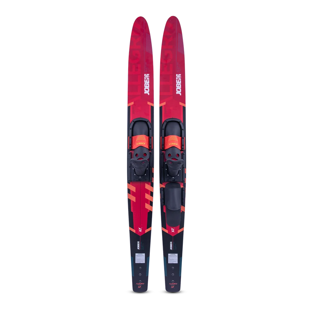 Allegre Combo Waterskis Red, vannski – Rød v:8533794