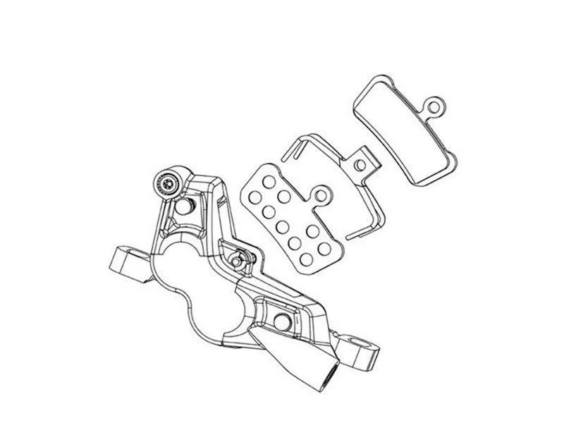 SRAM G2 Ultimate Bremsekalipper, Svart/Regnbue v:5375998