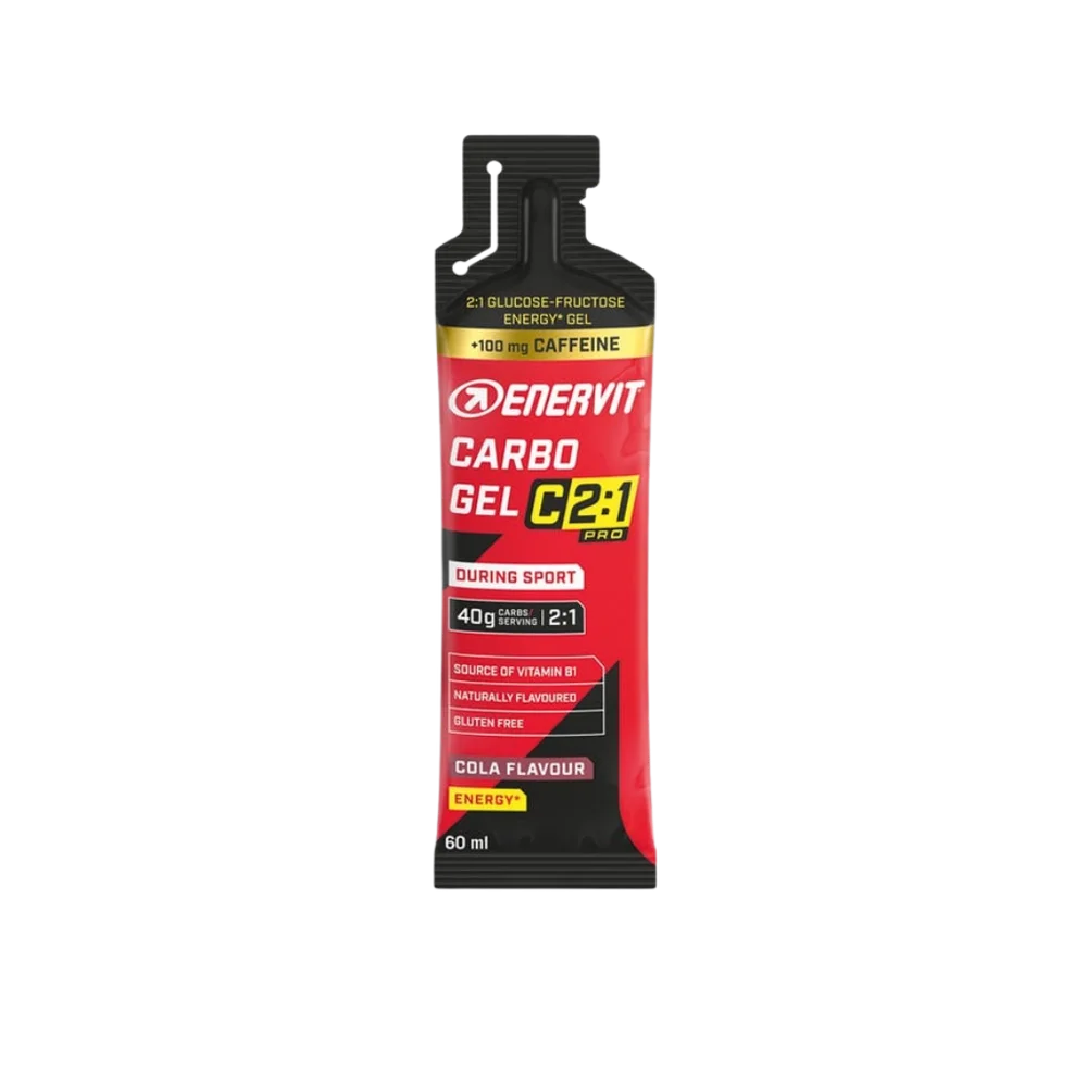 Enervit C2:1 Carbo m/Koffein Cola Energigel v:9359445
