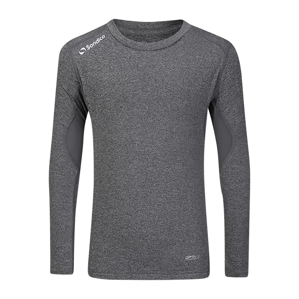 Base Core Long Sleeve, kompresjonstrøye – Grå v:6465193
