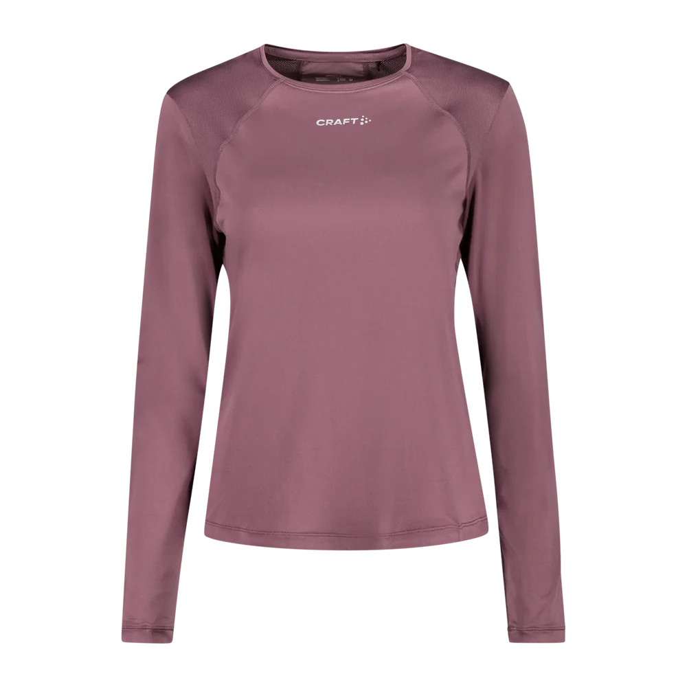 Adv Charge Long Sleeve Tee 2, treningstrøye, dame – Rød v:2373911 Adv Charge Long Sleeve Tee 2, treningstrøye, dame – Rød v:2373911