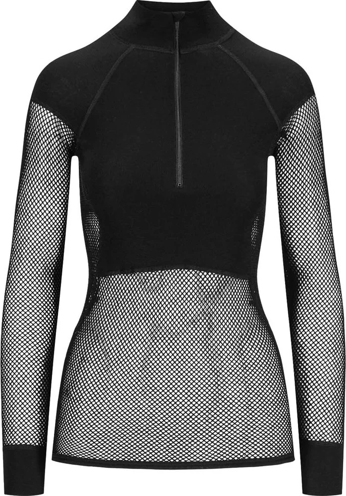 Brynje Women’s Wool Thermo Zip Polo Black v:2412438