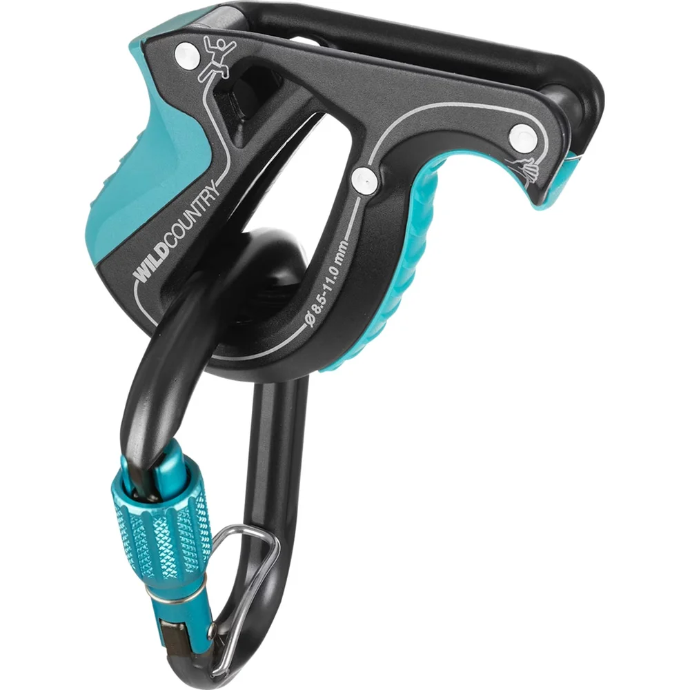 WildCountry Movement Belay Device Kit Black/turquoise v:5082971