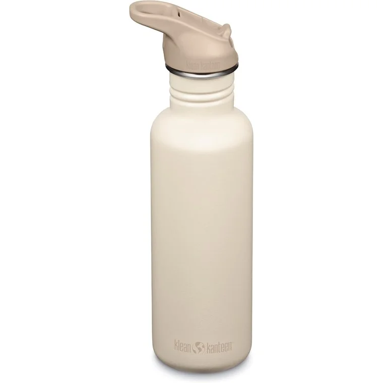 Klean Kanteen Classic White Cap Gray v:7203299 Klean Kanteen Classic White Cap Gray v:7203299