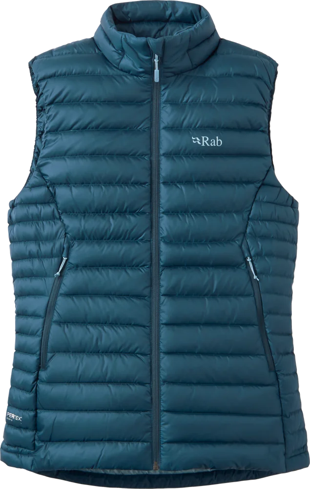 Rab Women’s Microlight Down Vest Tempest Blue v:3731420 Rab Women’s Microlight Down Vest Tempest Blue v:3731420
