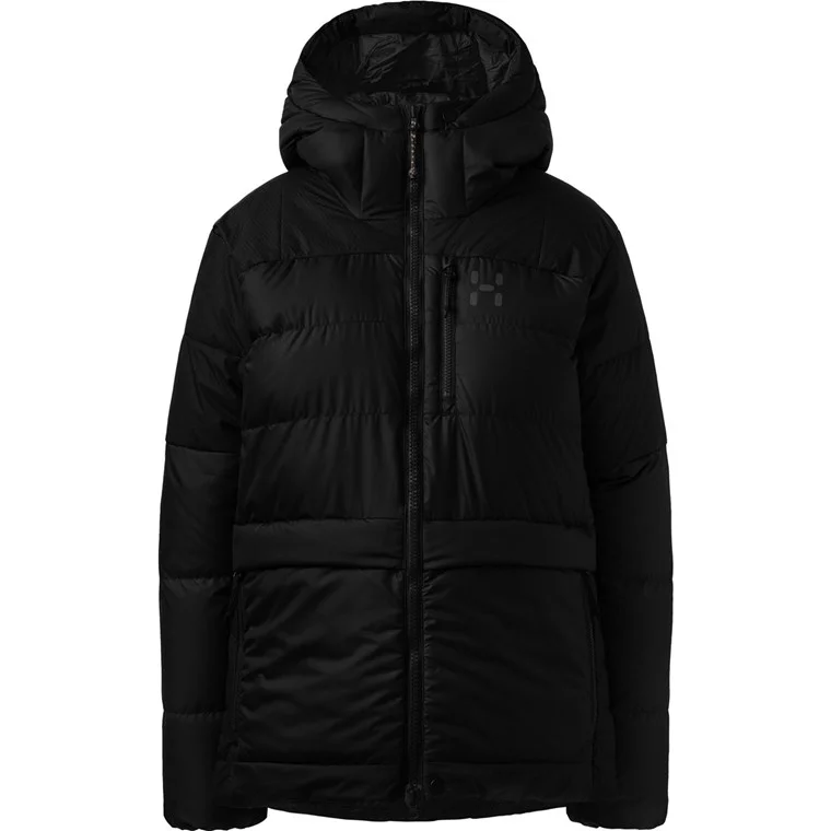 Haglöfs Riksgränsen Down 850 II Hood Women True Black v:3509344