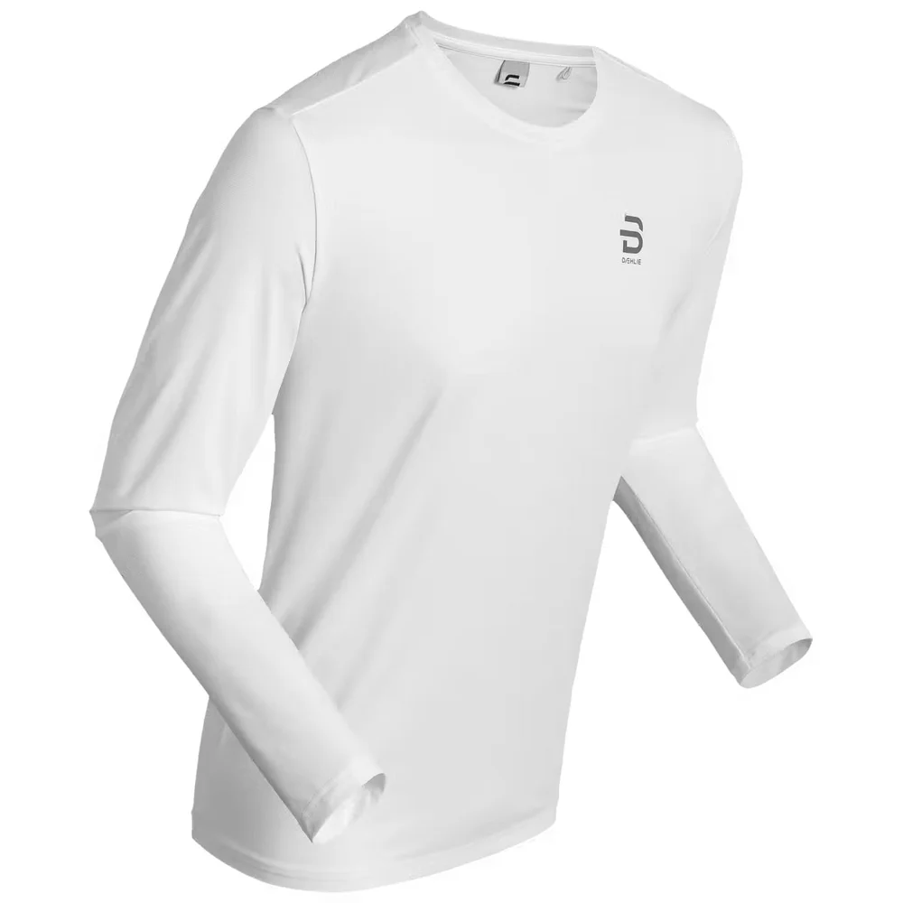 Dæhlie Men’s Long Sleeve Motion Brilliant White v:2847644 Dæhlie Men’s Long Sleeve Motion Brilliant White v:2847644