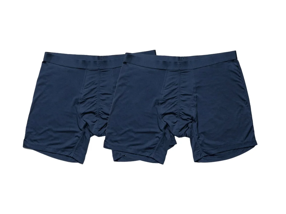 Panos Emporio 2pk Lyocell Pouch Boxer Navy v:5584221