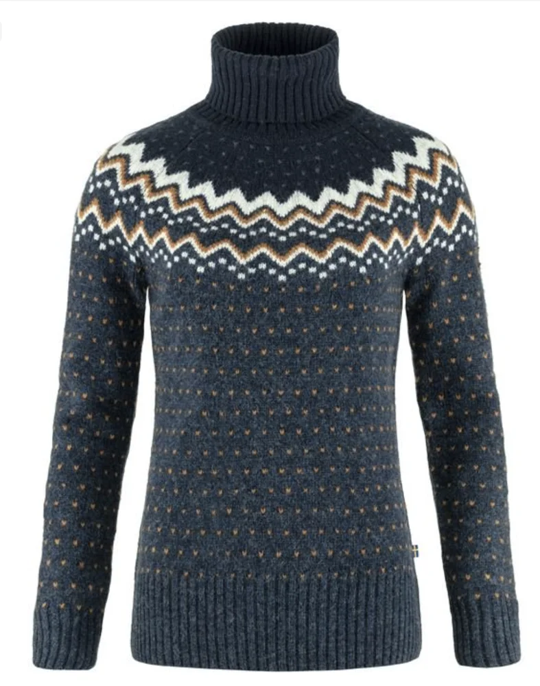 Övik Knit Roller Neck, Ullgenser Dame v:5871760