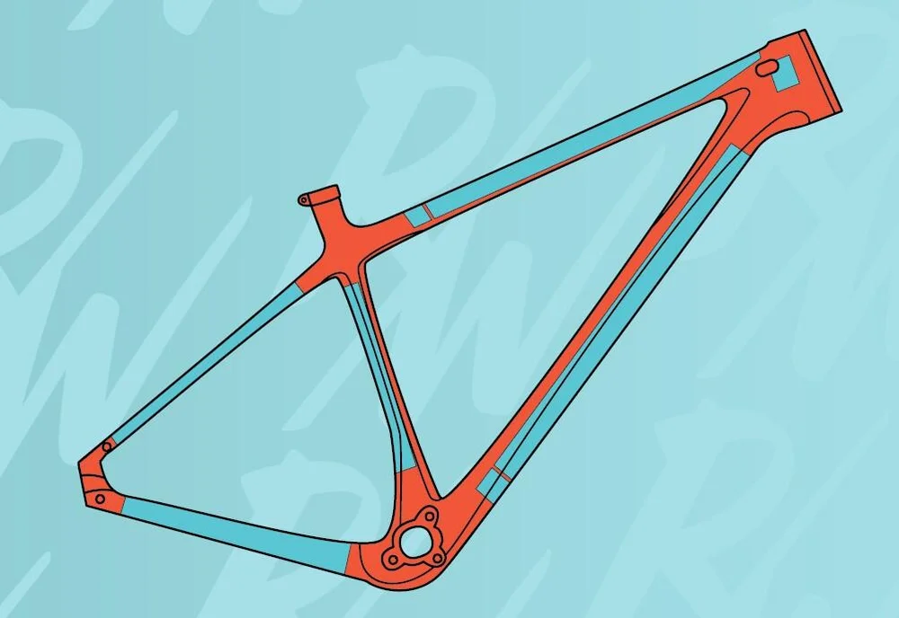 RideWrap Covered Hardtail Rammebeskyttelse v:3434204