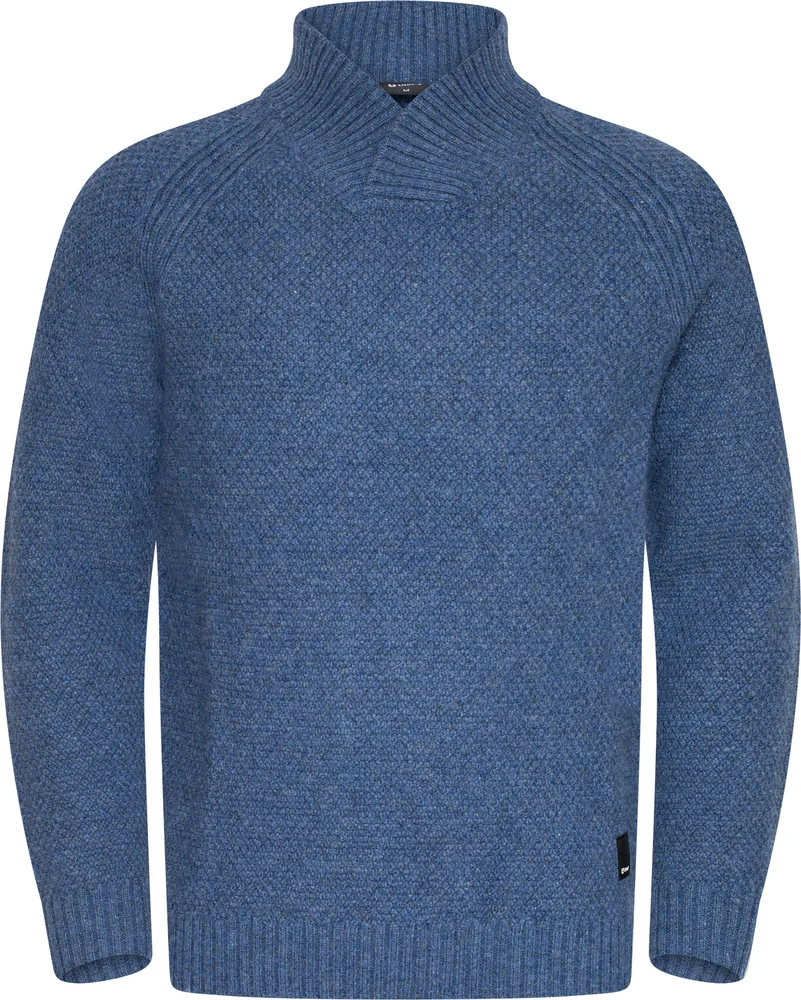 Urberg Moss Knit Sweater Men Blue Melange v:2216832