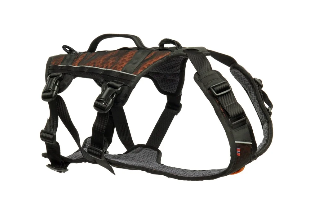 Non-stop Dogwear Rock Harness Long Black/Orange XL v:8141650