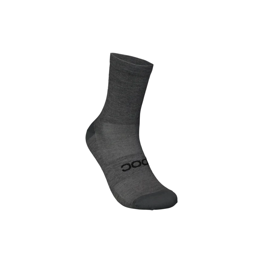 POC Zephyr Merino Mid Sokker Sylvanite Grey Melange, Str. S v:3171171 POC Zephyr Merino Mid Sokker Sylvanite Grey Melange, Str. S v:3171171