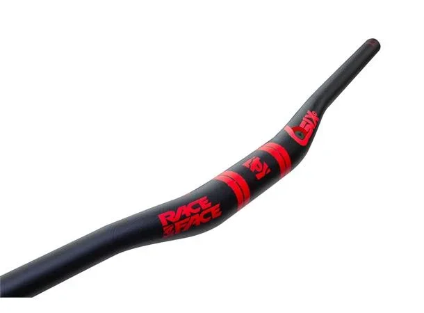 Race Face SixC 35 Riser Styre Sort/Rød, Ø35, 20mm, 820mm, 20mm Rise v:3597514