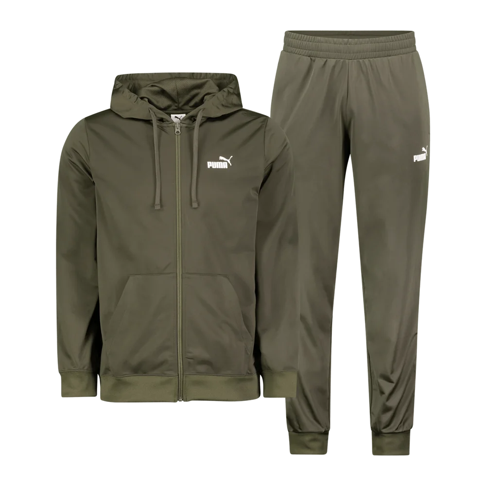 Ess Poly Suit Cl With Hood, joggedress, herre – Grønn v:9867895