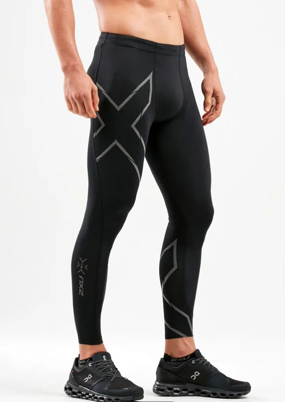 2XU Men’s MCS Run Compression Tights Black/Black Reflective v:7519592